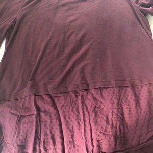 Loft maroon sweater L